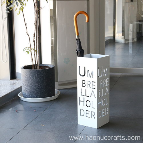 Creative letters umbrella barrel umbrella rack